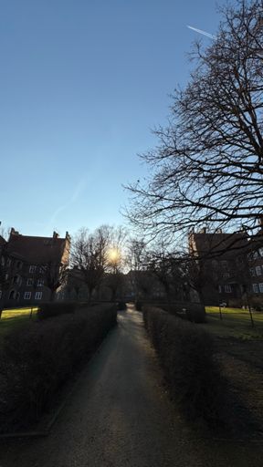 …und genoss die Sonne, wie hier im Munizipalviertel. 🌞