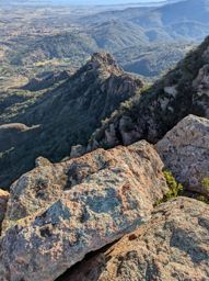 Rocher de Roquebrune avec mon neveu