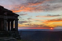 Coucher de soleil au Donon