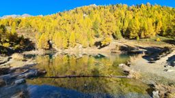 Pointe de Vouasson par le lac bleu et le glacier. Retour par le mont de l’étoile