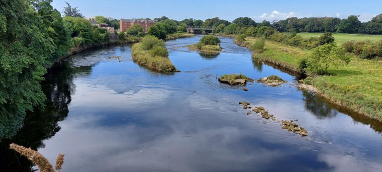 River Annan, looking south/left