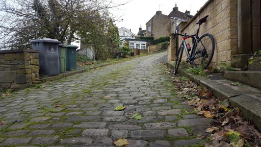 Hanging Heaton cobbles.