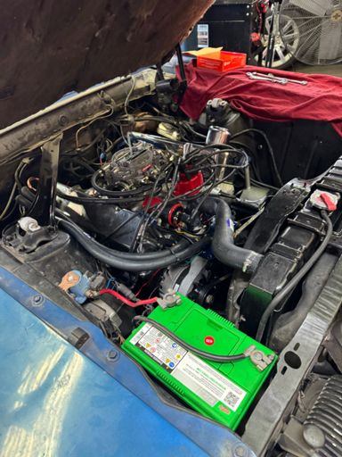 Cougar needs vacuum leak fixed in power brake, also leaking power steering valve.  Maybe two weeks.