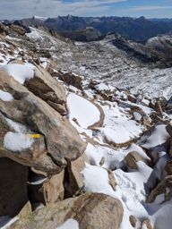 Tête de l’Estrop depuis la Foux d’Allos