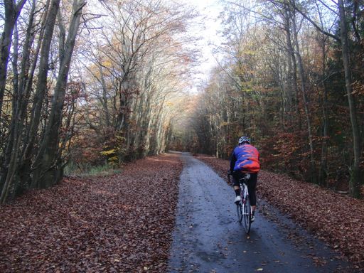 Hermann auf der Südschleife im Steilstück