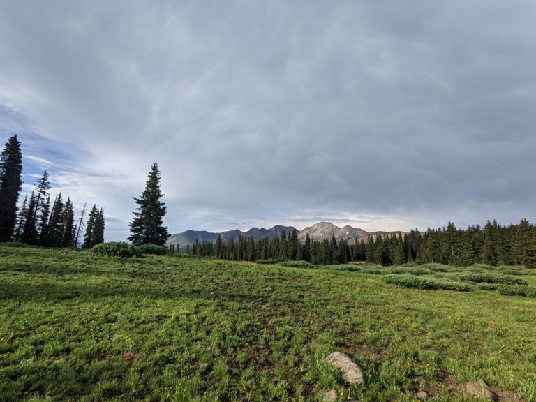 Running in the rain and dodging lightning ⚡