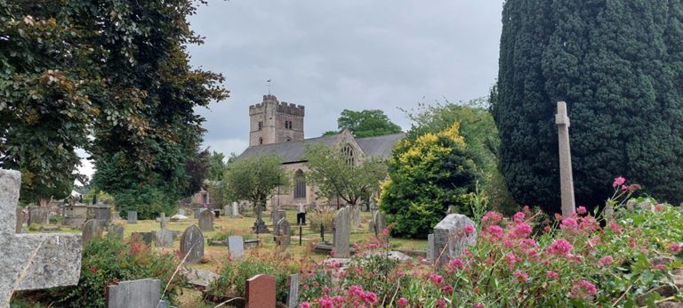 Priory church of St Mary's, built from 12th century onwards.   https://en.wikipedia.org/wiki/Priory_Church_of_St_Mary,_Usk  Part of the Church in Wales. https://en.wikipedia.org/wiki/Church_in_Wales