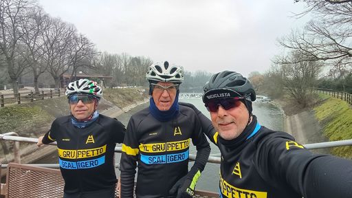 Il trio odierno del Gruppetto Scaligero