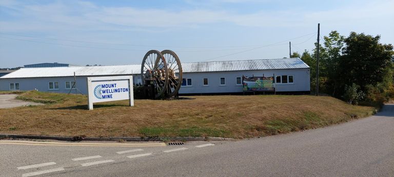 Mount Wellington Mine business park
https://en.m.wikipedia.org/wiki/Mount_Wellington_Tin_Mine