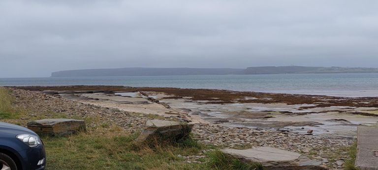 Yonder on the other side of Dunnet Bay is Dunnet and Dunnet Hill. The overall name for the land is Dunnet Head.