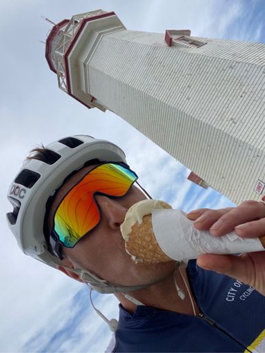 Two and a half hours to East Point and all I could find to eat was ice cream