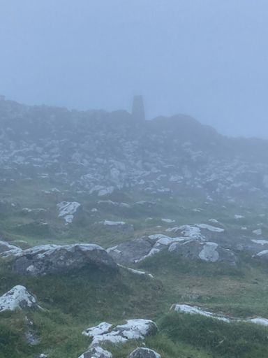 Cox Tor - lovely vis for the first few hours then it turned out nice