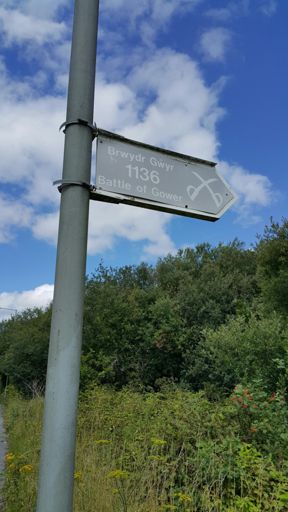 Swansea's Garn Goch common, the site of a bloody battle which saw the Welsh defeat the invading Normans, on New Year's Day in 1136,