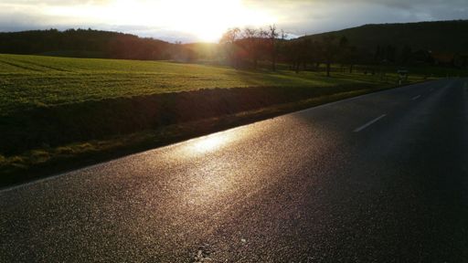 Da ist sie, zwar nur für kurze Zeit, aber da!