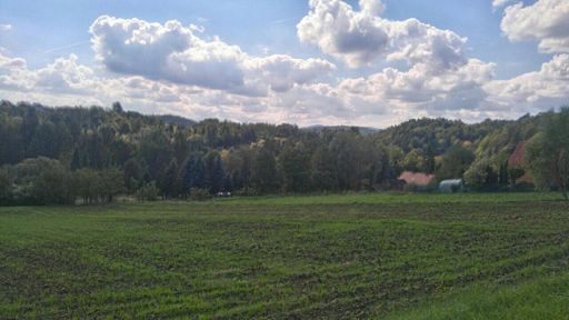 Łagodny fajny podjazd od Łękawicy