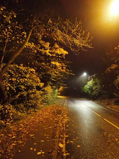 Leaving Oslo, early morning.