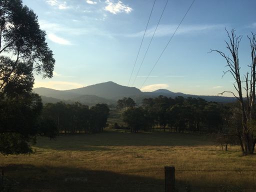 The peak on the left is where I got to but the goal was the peak behind it to the right.