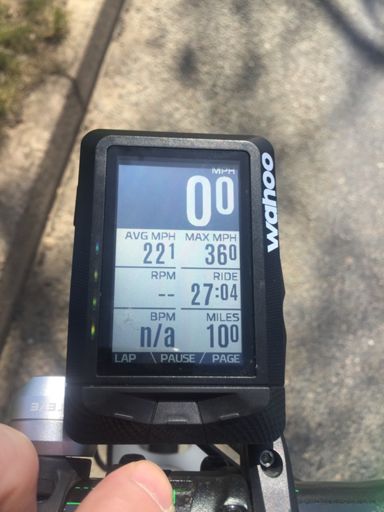 Fastest ride to date over 10 miles!