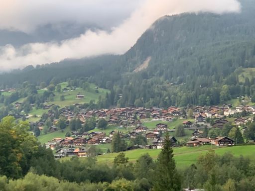 Het dorp Grindelwald