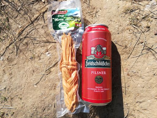 Небольшой допинг (немецкий изотоник) принимал между заплывами