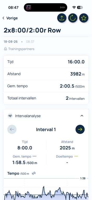 Ochtendsessie roeien