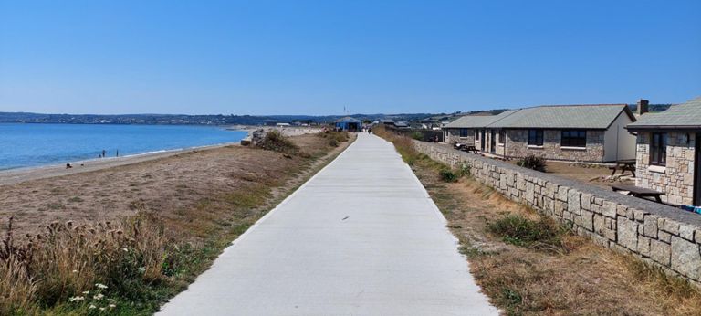 Super path from the Mount to Penzance