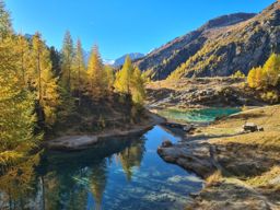 Pointe de Vouasson par le lac bleu et le glacier. Retour par le mont de l’étoile