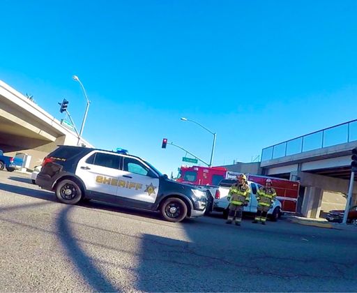 Car accident. Limonite and Van Buren