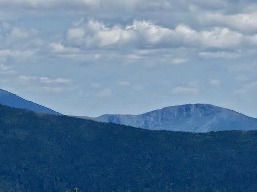Mt Bond Cliff zoomed in from S Kinsman - this was just visible between Little Haystack and Liberty