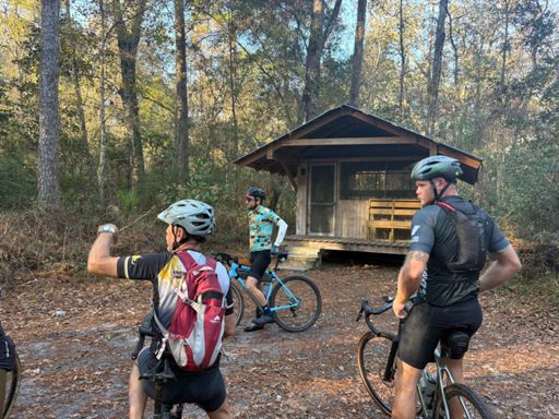 Secluded Florida Trail shelter. 