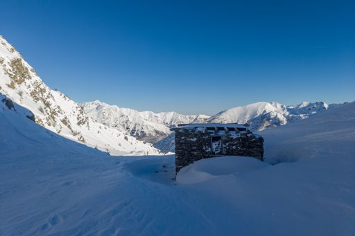 Au Col Lacroix, vue sur l'Italie