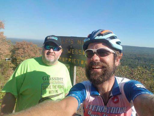 Jeffrey supported me on this two day ride - he's ready for RAAM crew chief position now.
