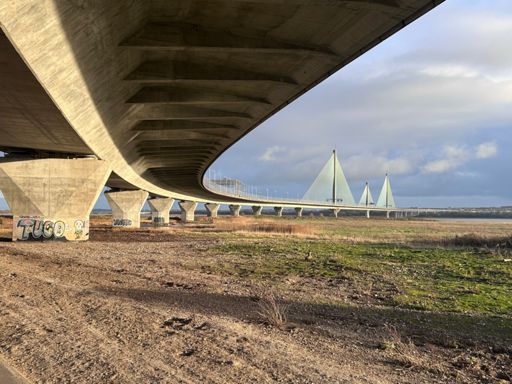 New bridge out of Runcorn 