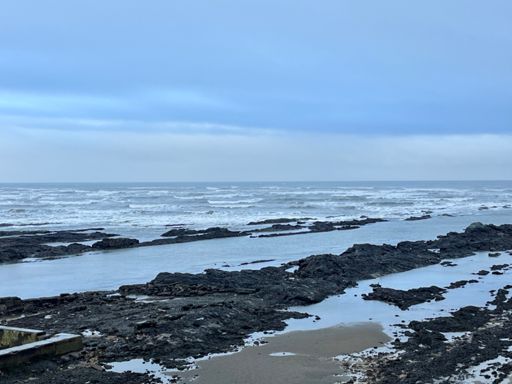 An angry North Sea today