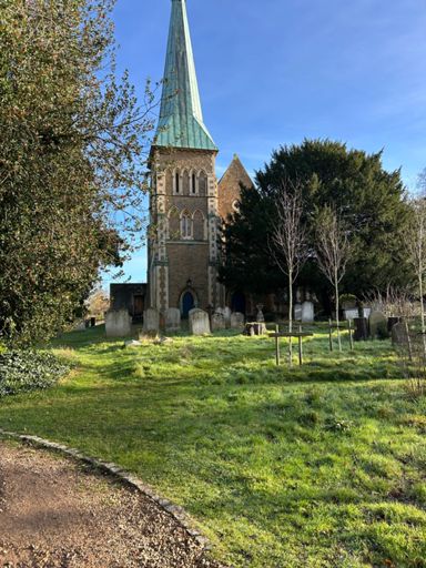 St. Mary's church in Shalford, nice little church I don't often stop by