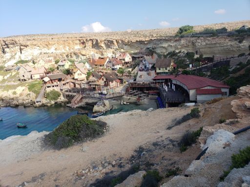 Popeye Village set from the film.