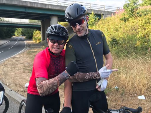 Tattoo sleeve arm warmers ... only two types of people 😂