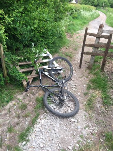 The gate has been replaced, bike is okay. Still going strong after all those 24 hr enduro’s