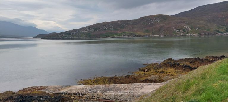 Kyle of Durness inland from the Keoldale jetty