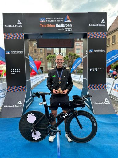 Deutscher Meister geworden bei der Mitteldistanz in Heilbronn