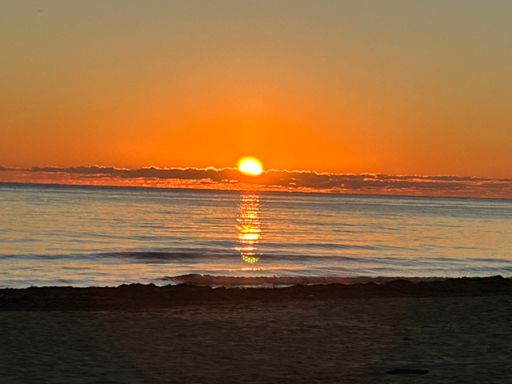 Lever de soleil sur Pampelonne 