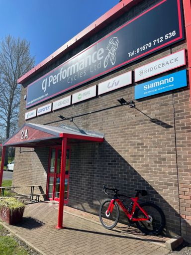 Pit stop on the way out to get a new back tyre