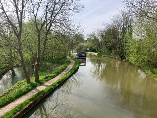 First of the four times I crossed the Grand Union Canal today
