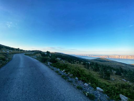 Een van de vele uitzichten op de Adriatische kust