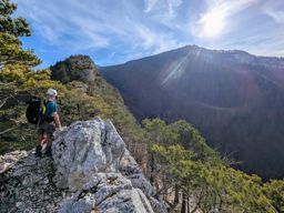 Arête et sommet du Raimeux avec Raphael