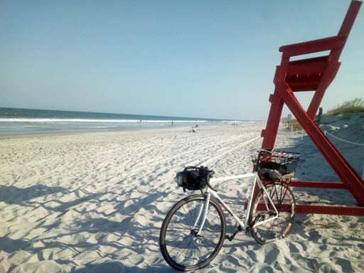 Finally got the front basket working out. It fits six packs perfectly. Tba on putting the front brake back on though, think I'm going back to road brake levers. Disclaimer, I am riding fixed. Do not ride without a brake, especially if you have a freewheel on your bike.