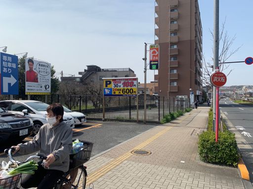 矢野口の駐車場にあった