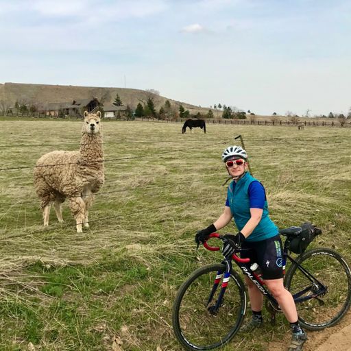 At an appropriate social distance.