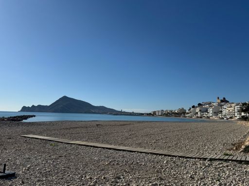 Albir and the headlands towards Benidorm.