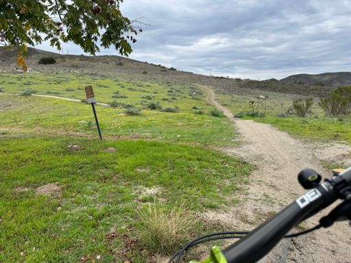 All uphill from here, beautiful day!